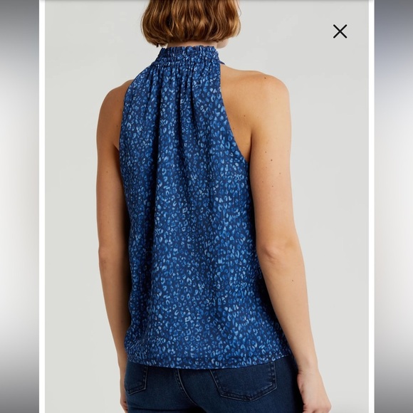 Ramy Brook Halter Top NWT Beacon Blue Size Medium and Large– $298 Retail - Picture 2 of 5